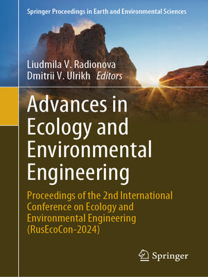 cover image of Advances in Ecology and Environmental Engineering